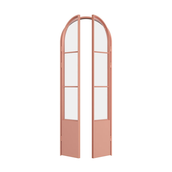 Air Pantry with Kickplate - Double Full Arch in Sunset Pink