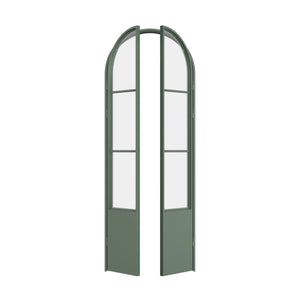 Air Pantry with Kickplate - Double Full Arch in Angeles Green