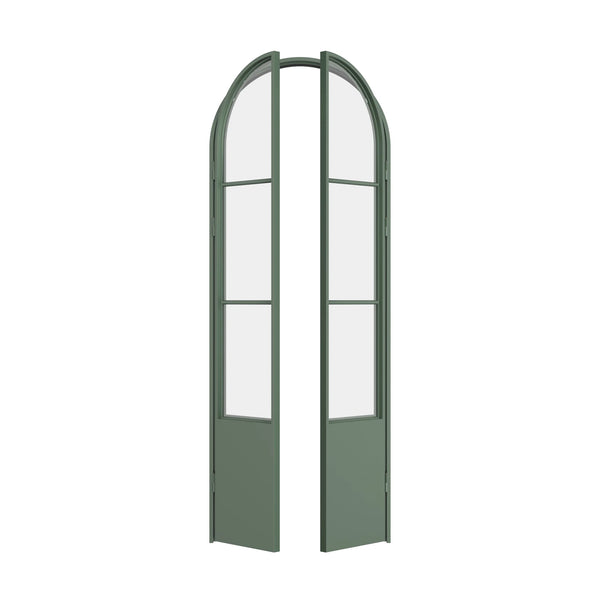 Air Pantry with Kickplate - Double Full Arch in Angeles Green
