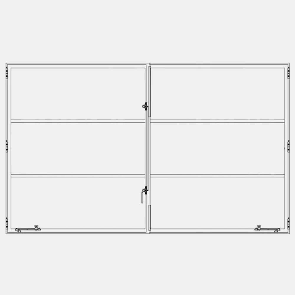 Air Window 0V 2H - Double Casement Landscape