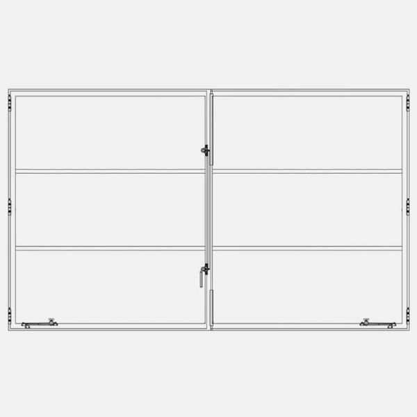 Air Window 0V 2H - Double Casement Landscape