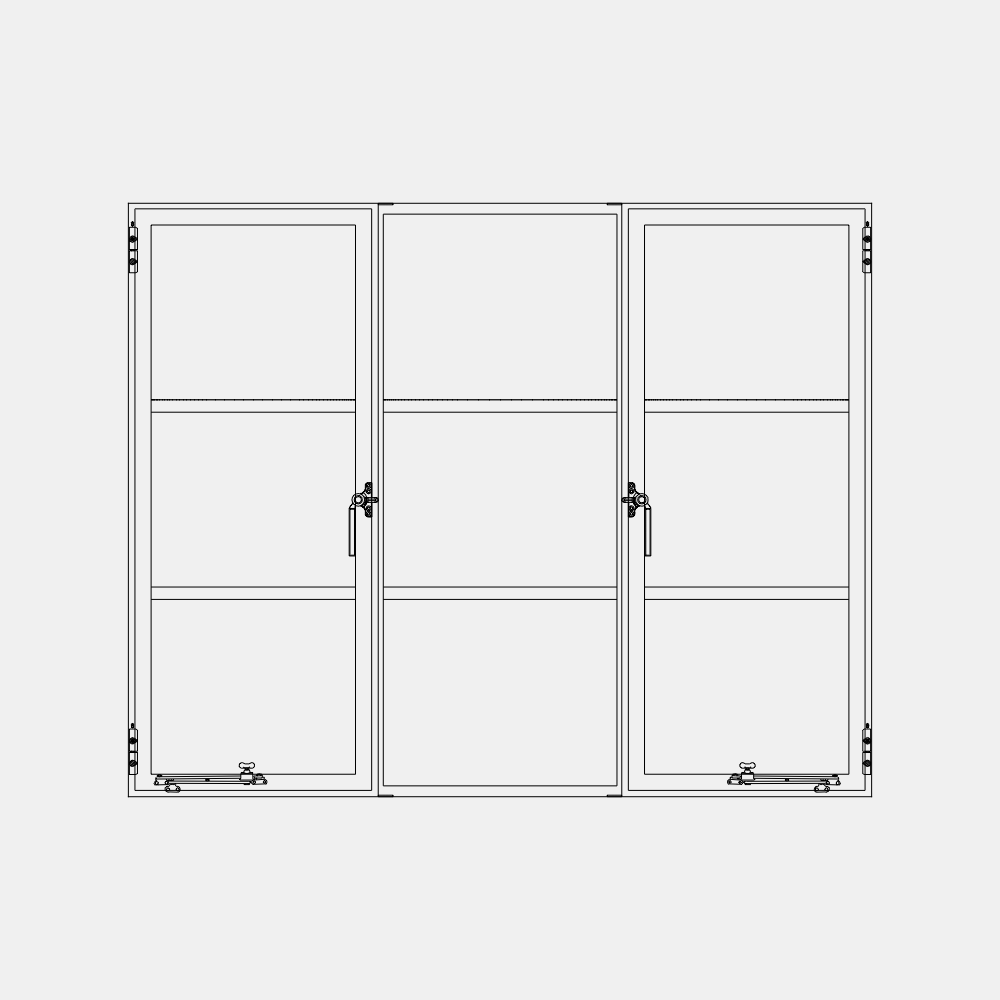Air Window 0V 2H - Dual Single Casement