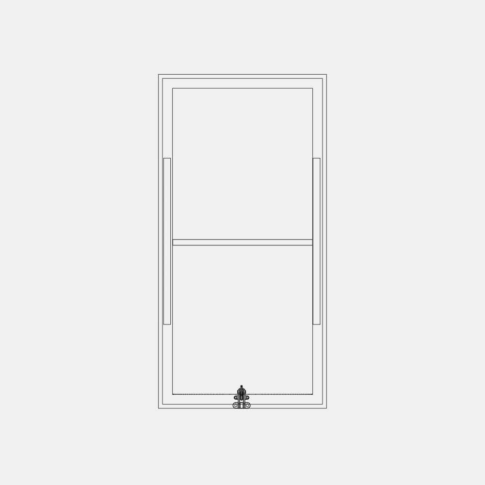 Air Window 0V 1H with Ring Pull - Awning Portrait