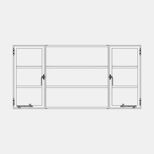 Air Window 0V 2H - Dual Single Casement