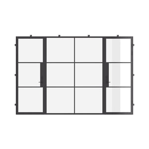 Air 4 - Dual Single with Middle Fixed Panel Flat