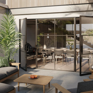 Air 4 - Dual Single with Middle Fixed Panel Flat