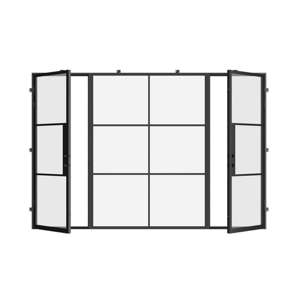 Air 4 - Dual Single with Middle Fixed Panel Flat