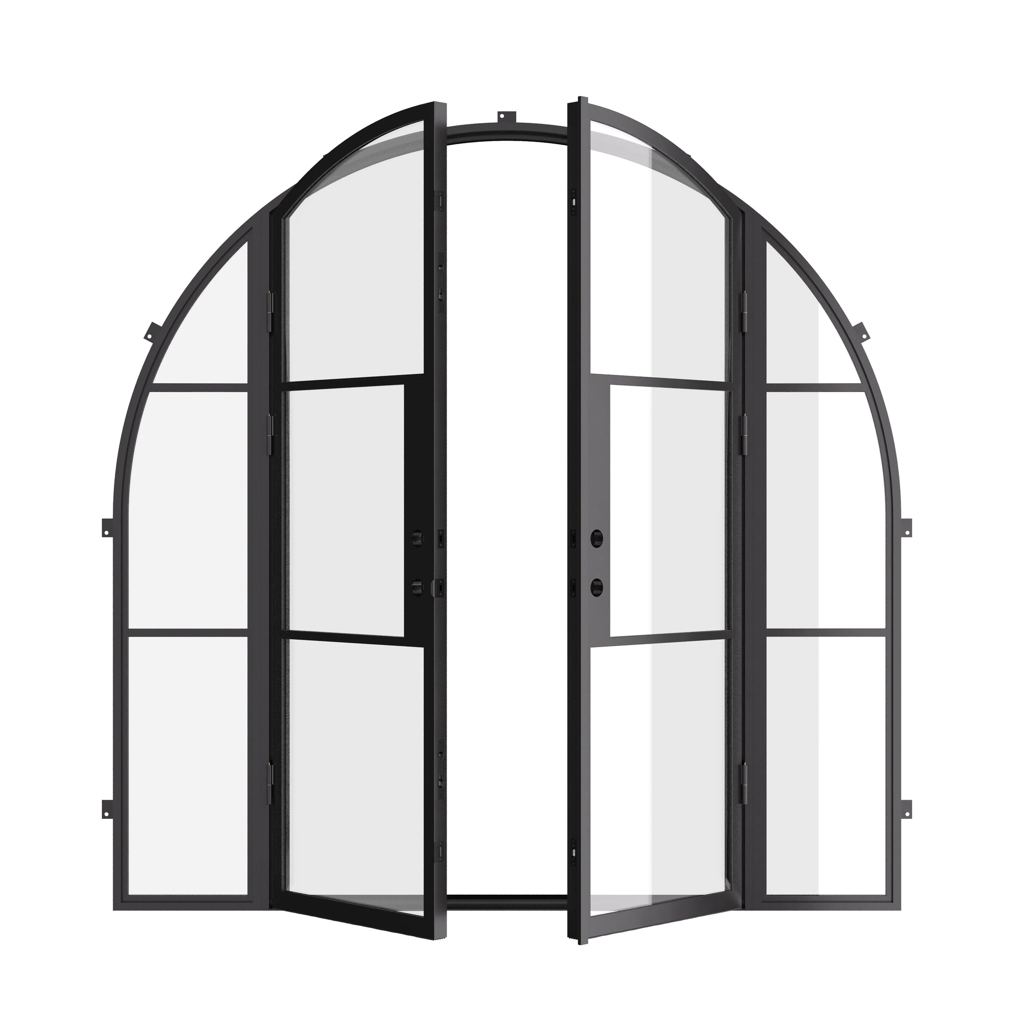 Skyshine with Side Windows - Double Full Arch