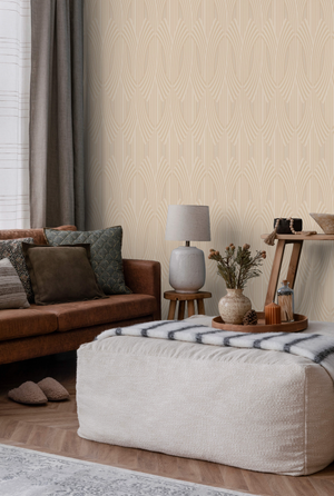 Luxury Blue Fabric Textured Wallpaper, Boho Non-Woven Wall Covering, 41.7"W x 614"H, Washable Removable for Living Room Bedro