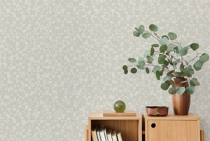 Luxury Blue Fabric Wallpaper, Boho Non-Woven Wall Covering, 41.7"W x 614"H, Washable Removable for Living Room Bedroom Accent