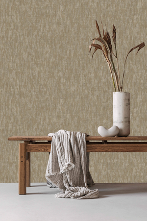 Luxury Blue Fabric Wallpaper, Boho Non-Woven Wall Covering, 41.7"W x 614"H, Washable Removable for Living Room Bedroom Accent
