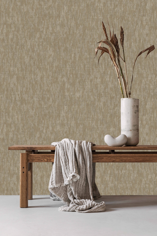 Luxury Blue Fabric Wallpaper, Boho Non-Woven Wall Covering, 41.7"W x 614"H, Washable Removable for Living Room Bedroom Accent