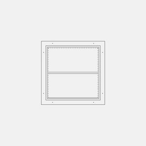 Air Window 0V 1H - Fixed Square