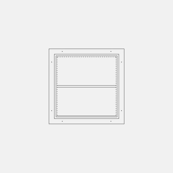 Air Window 0V 1H - Fixed Square