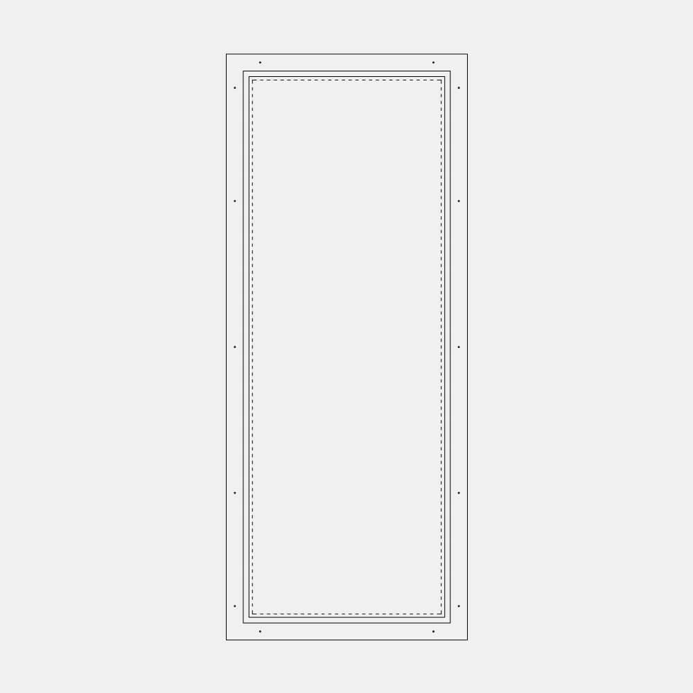 Air Window 0V 0H - Fixed Portrait