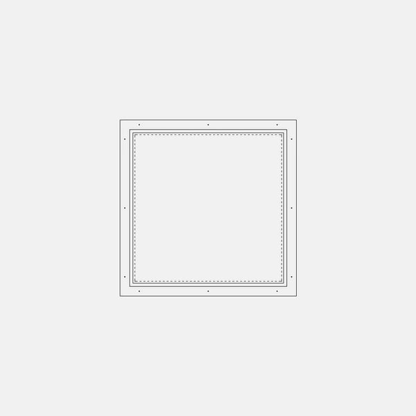 Air Window 0V 0H - Fixed Square