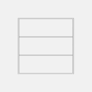 Air Window 0V 2H - Fixed Square