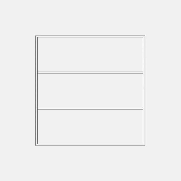 Air Window 0V 2H - Fixed Square