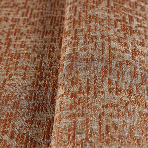 Luxury Copper Abstract Metallic 3D Embossed Wallpaper, Boho Non-Woven Wall Covering, 41.7"W x 398"H, Washable Removable for L
