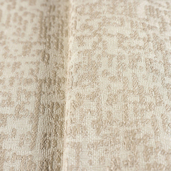 Luxury Cream Abstract Metallic 3D Embossed Wallpaper, Glam Non-Woven Wall Covering, 41.7"W x 398"H, Washable Removable for Li