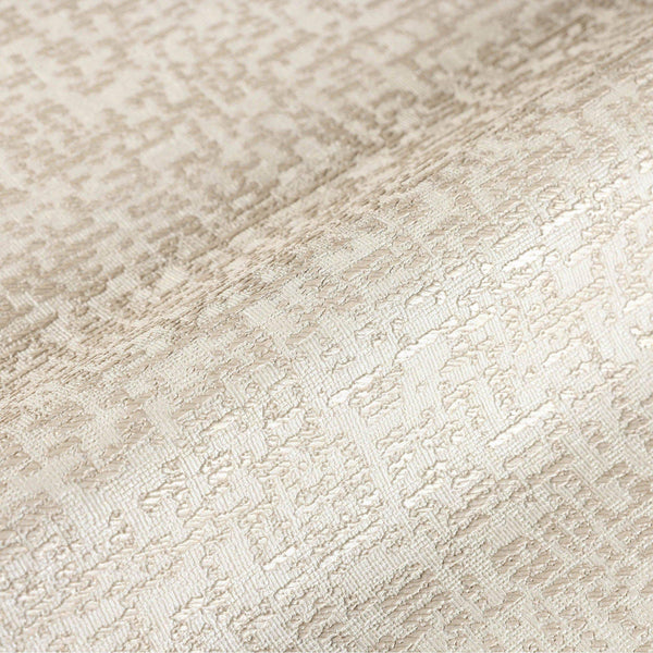 Luxury Cream Abstract Metallic 3D Embossed Wallpaper, Glam Non-Woven Wall Covering, 41.7"W x 398"H, Washable Removable for Li
