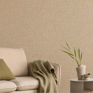 Luxury Beige Abstract Metallic 3D Embossed Wallpaper, Contemporary Non-Woven Wall Covering, 41.7"W x 398"H, Washable Removabl