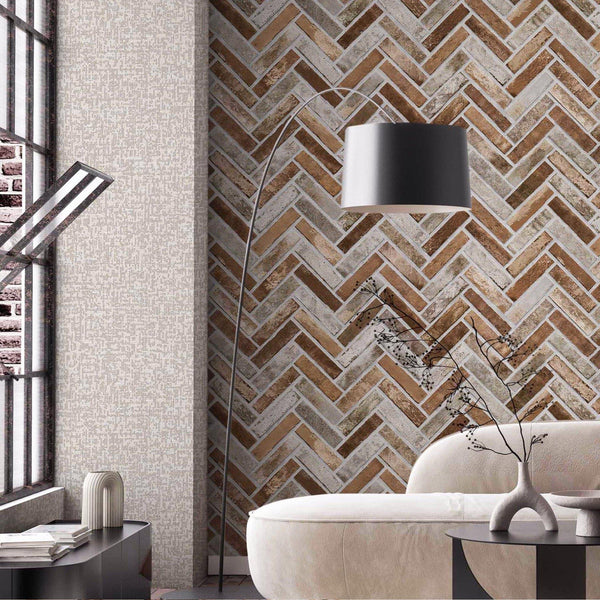 Luxury Ivory Abstract Metallic 3D Embossed Wallpaper, Glam Non-Woven Wall Covering, 41.7"W x 398"H, Washable Removable for Li