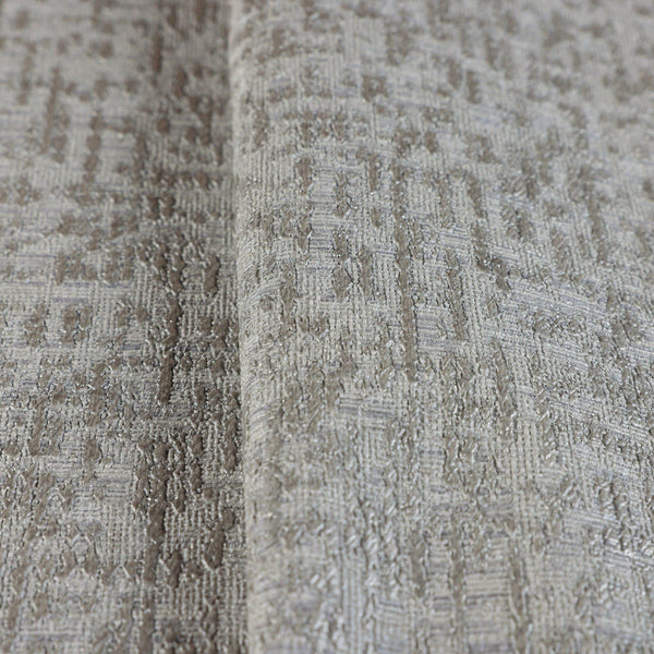 Luxury Gray Abstract Metallic 3D Embossed Wallpaper, Glam Non-Woven Wall Covering, 41.7"W x 398"H, Washable Removable for Liv