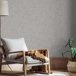 Luxury Gray Abstract Metallic 3D Embossed Wallpaper, Glam Non-Woven Wall Covering, 41.7"W x 398"H, Washable Removable for Liv