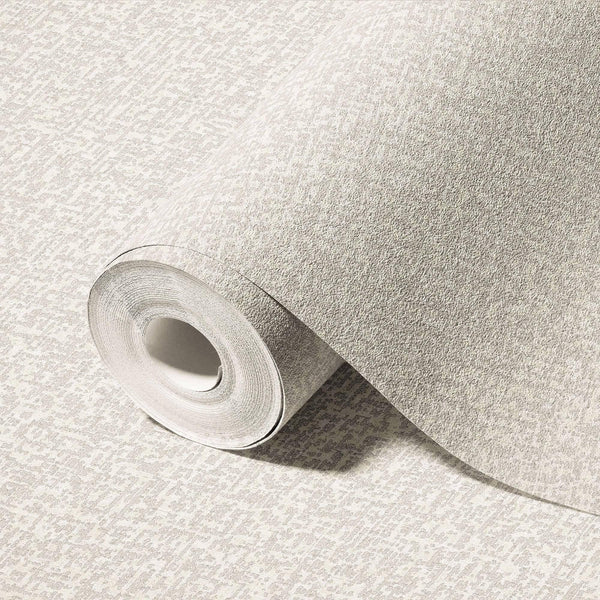 Luxury Gray Abstract Metallic 3D Embossed Wallpaper, Glam Non-Woven Wall Covering, 41.7"W x 398"H, Washable Removable for Liv