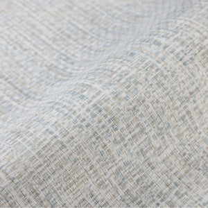 Luxury Blue Abstract Fabric 3D Embossed Wallpaper, Country Non-Woven Wall Covering, 41.7"W x 614"H, Washable Removable for Li