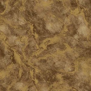 Luxury Brown Metallic Abstract Textured Wallpaper, Contemporary Non-Woven Wall Covering, 41.7"W x 398"H, Washable Removable f
