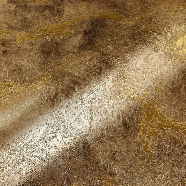 Luxury Brown Metallic Abstract Textured Wallpaper, Contemporary Non-Woven Wall Covering, 41.7"W x 398"H, Washable Removable f