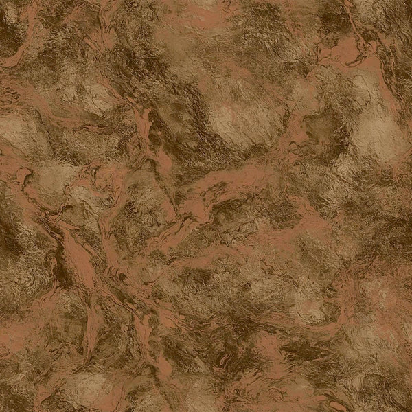 Luxury Brown Metallic Abstract Textured Wallpaper, Premium Non-Woven Wall Covering, 41.7"W x 398"H, Washable Removable for Li