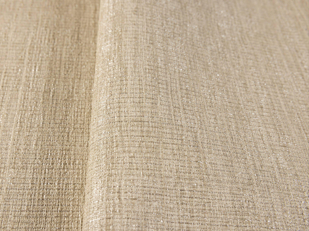 Luxury Beige Abstract Striped 3D Embossed Wallpaper, Country Non-Woven Wall Covering, 41.7"W x 614"H, Washable Removable for 
