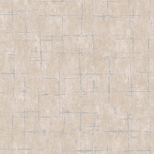 Luxury Beige Abstract Geometric 3D Embossed Wallpaper, Contemporary Non-Woven Wall Covering, 41.7"W x 398"H, Washable Removab
