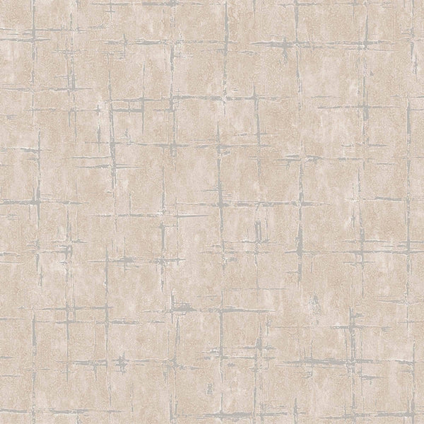 Luxury Beige Abstract Geometric 3D Embossed Wallpaper, Contemporary Non-Woven Wall Covering, 41.7"W x 398"H, Washable Removab