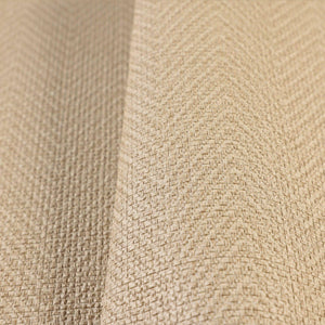 Luxury Beige Chevron Fabric Textured Wallpaper, Modern Non-Woven Wall Covering, 41.7"W x 614"H, Washable Removable for Living