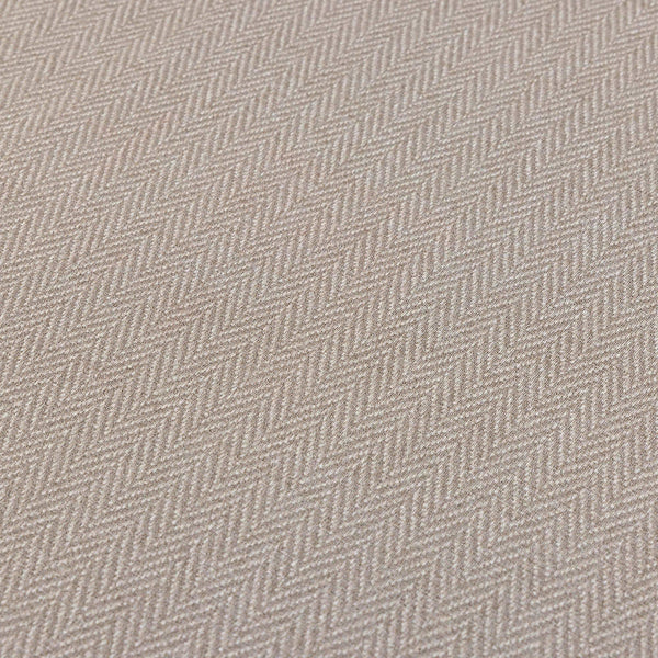 Luxury Beige Chevron Fabric Textured Wallpaper, Coastal Non-Woven Wall Covering, 41.7"W x 614"H, Washable Removable for Livin