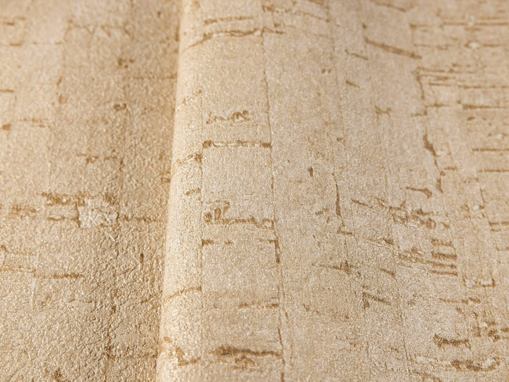 Luxury Beige Wood Textured Wallpaper, Lodge Non-Woven Wall Covering, 41.7"W x 614"H, Washable Removable for Living Room Bedro