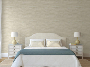 Luxury Beige Abstract Distressed 3D Embossed Wallpaper, Country Non-Woven Wall Covering, 41.7"W x 614"H, Washable Removable f