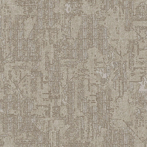 Luxury Beige Distressed Embossed 3D Embossed Wallpaper, Contemporary Non-Woven Wall Covering, 41.7"W x 614"H, Washable Remova