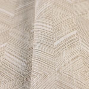 Luxury Beige Geometric Textured Wallpaper, Glam Non-Woven Wall Covering, 41.7"W x 614"H, Washable Removable for Living Room B