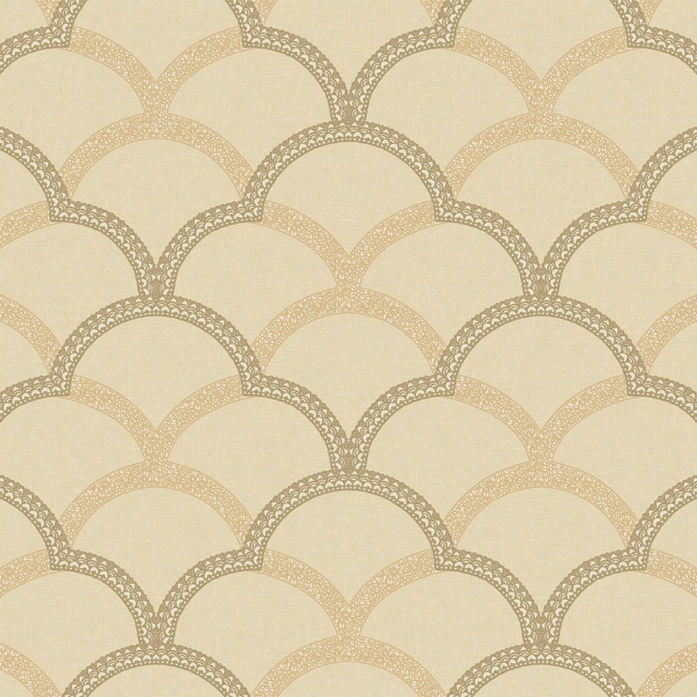 Luxury Beige Geometric Textured 3D Embossed Wallpaper, Traditional Non-Woven Wall Covering, 41.7"W x 398"H, Washable Removabl