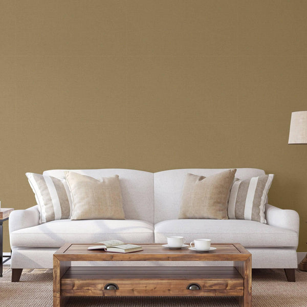 Luxury Beige Textured Wallpaper, Farmhouse Non-Woven Wall Covering, 41.7"W x 614"H, Washable Removable for Living Room Bedroo