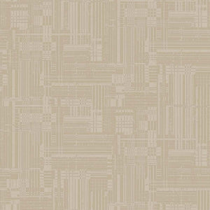 Luxury Beige Abstract Geometric 3D Embossed Wallpaper, Modern Non-Woven Wall Covering, 41.7"W x 614"H, Washable Removable for