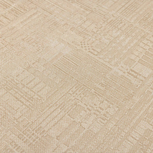 Luxury Beige Abstract Geometric 3D Embossed Wallpaper, Modern Non-Woven Wall Covering, 41.7"W x 614"H, Washable Removable for