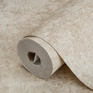 Luxury Beige Abstract Distressed Textured Wallpaper, Coastal Non-Woven Wall Covering, 41.7"W x 614"H, Washable Removable for 