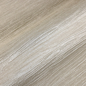 Luxury Beige Striped Stripe 3D Embossed Wallpaper, Traditional Non-Woven Wall Covering, 41.7"W x 398"H, Washable Removable fo