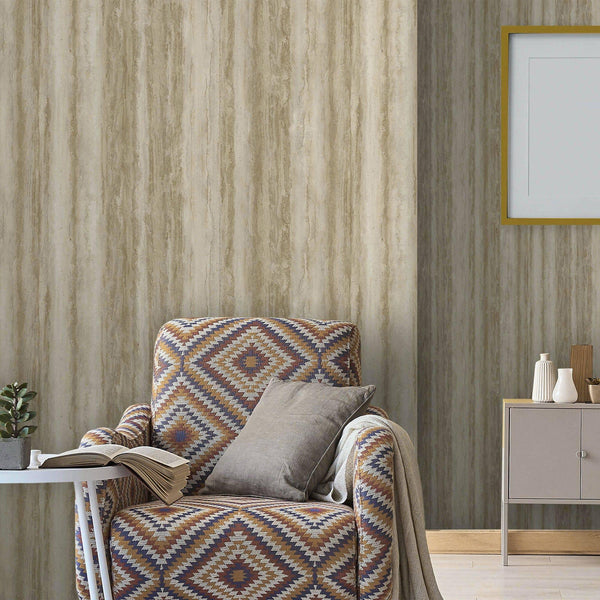 Luxury Beige Embossed Tree 3D Embossed Wallpaper, Lodge Non-Woven Wall Covering, 41.7"W x 398"H, Washable Removable for Livin